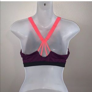 Victoria Secret Sports Bra Size 36B Purple &Orange